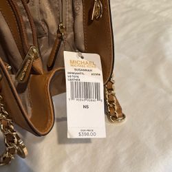 Luggage leather Michelle Kors bag