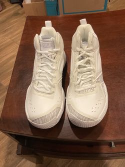 White High-Top Basketball Sneakers by Moolah Boys Size 6.5