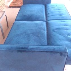 Blue Futon 