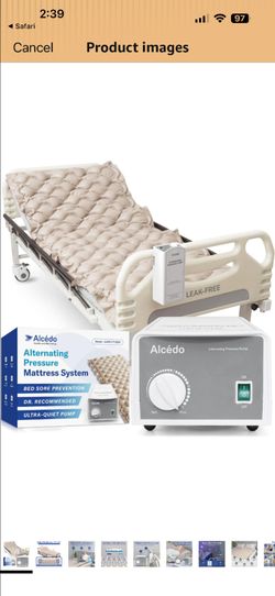ALCEDO PRESSURE AIR MATRESS  BED OVERLAY
