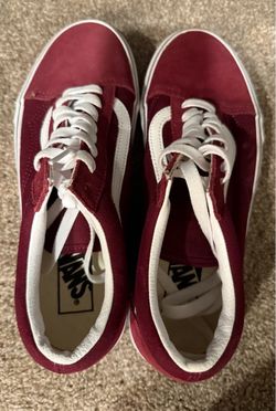 Burgundy Vans