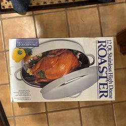 12 Qt Stainless High Dome Roaster