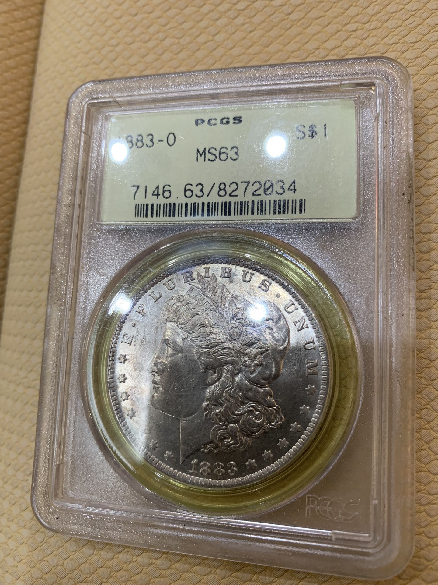 1883 O Morgan silver Dollar Uncirculated 