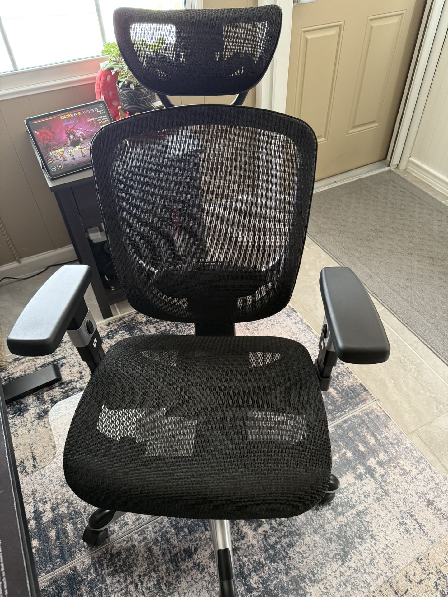 Office Chair Reclining adjustable armrest mesh