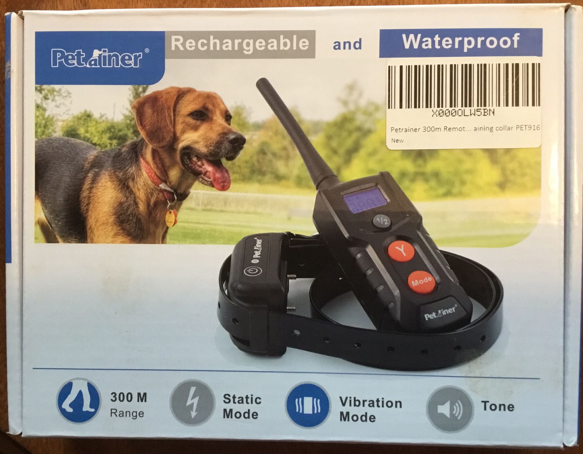Petainer Rechargeable and Waterproof Training Collar System