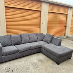 Grey Sectional Couch Sofa, Can Deliver !