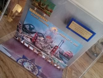 Disneys calif adventure commemorative ticket grand opening