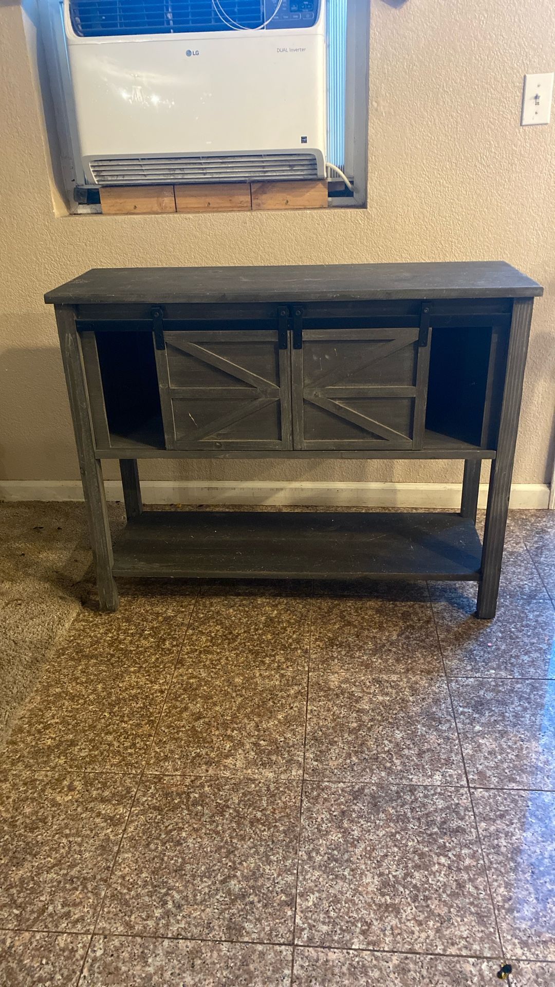 2 Gray Console Tables $40 Each Or Best Offer