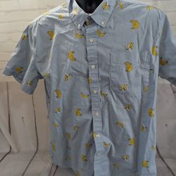 Dip Banana Print Shirt Size L 