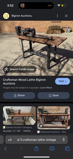 Craftsman Lathe Without Motor