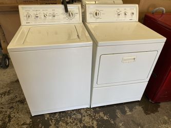 Kenmore washer and gas dryer can deliver