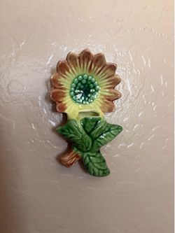 Vintage Sunflower Wall-pocket