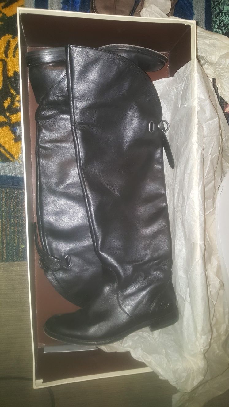 coach black boots