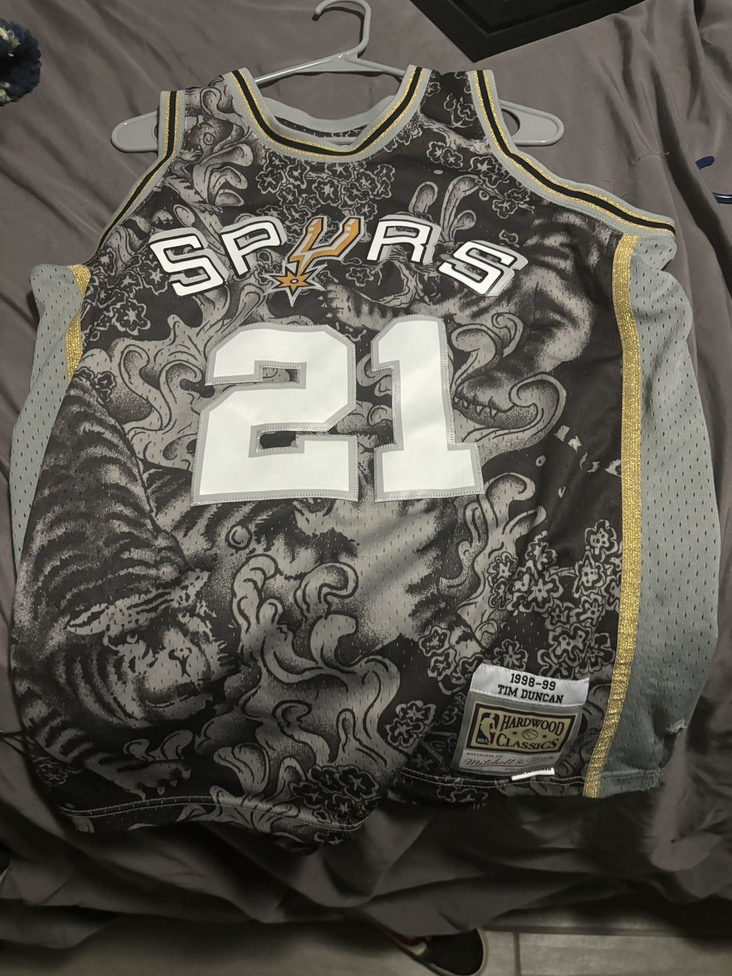 Tim Duncan Mitchell N Ness Jersey