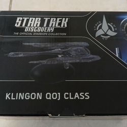 Eaglemoss-Star Trek Discovery Starships Collection: Klingon Qoj Class