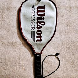 Vintage Wilson Brand, Agressor Racquet w/ Grip Size of 3⅞ for Racquetball, CO85