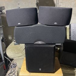 Klipsch and Yamha Surround Sound System