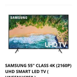 Samsung 55" Smart 4K UHD TV