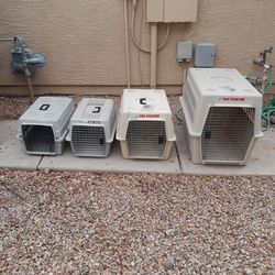 Small Or Medium Pet Dog Cat Carrier Kennels $20-$30 each See All Photos
