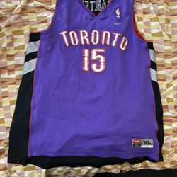 Toronto Raptors Vintage Jersey Nike Vince Carter Size Xl 80 
