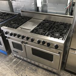 Viking 48” Stainless Steel Gas Range Stove 
