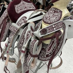 Monturas charras para caballos 🐎 100% piel  De la mejor calidad garantizada 