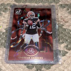 Shedeur Stewart browns rated rookies retro refractor Donruss