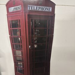 English Phone Booth Cardboard Standup – Doctor Who / Party Decor
