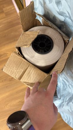 24” Wax Paper Roll, White