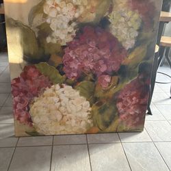 48" X 48" Floral Print 