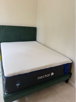 Full Size Nectar Bed and Mattress