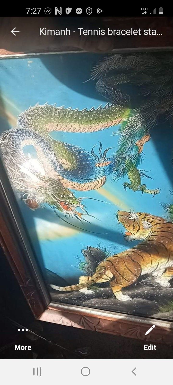 Antique Foil Art Oriental Paintings With Hand Curved Frames .they Are Very Unique And Orrigionals