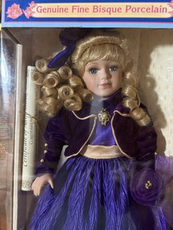 A Big & Rare Genuine Fine Bisque Porcelain Doll