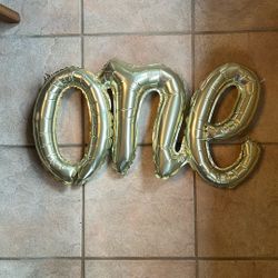 Free birthday Balloons (1 Year Old)