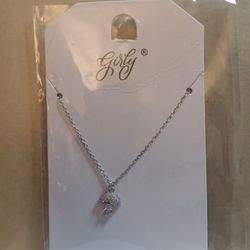 Silver Mushroom Pendant 