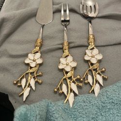 Gold And Silver Decorative 3pc Set 