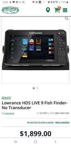 Lowrance fish finder hds live