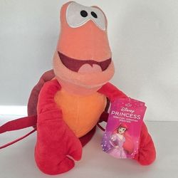 GREAT🎄 CHRISTMAS 🎁 GIFT! NEW with TAGS. 
🦀 DISNEY'S PRINCESS ~SEBASTIAN THE CRAB ~Plush toy from The Little Mermaid. 
