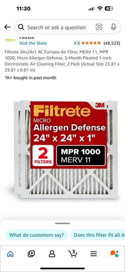 Filtre 24x24 1  Box Of 2