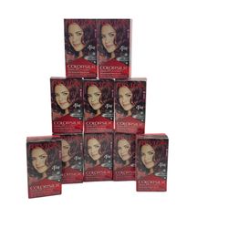 Revlon Colorsilk Beautiful Color #48 Burgundy W/ Keratin LOT OF 10 Hair Dye NIB
