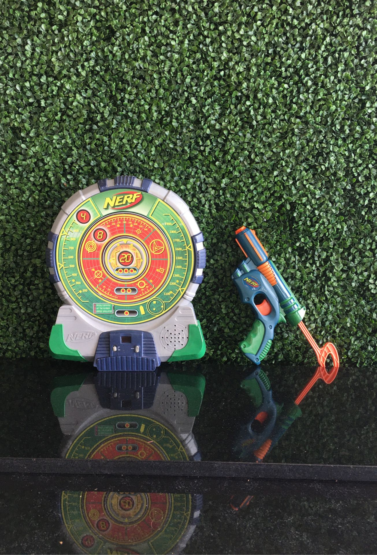 Nerf Gun and target