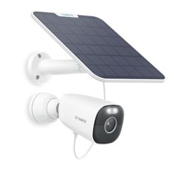 Reolink 4K/8MP Solar Security Camera Wireless Outdoor, Color Night Vision Outside Home Surveillance, 2.4/5GHz WiFi, Solar/Battery Powered, Human/Car/A