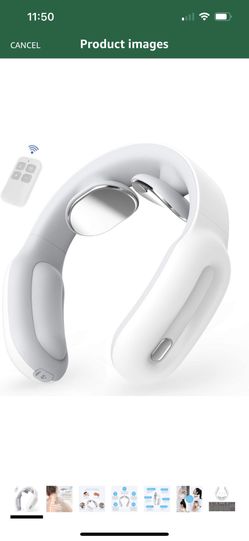 Neck Electeic Pulse Therapy Massage With Heat