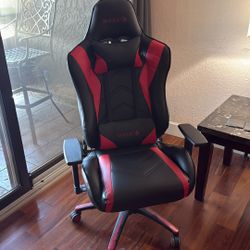 Emerge Gaming  Chair Office Chair Adjustable Red And Black 