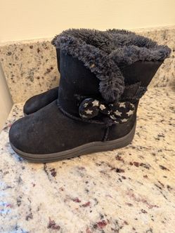 Black boots toddler/little girl size 5