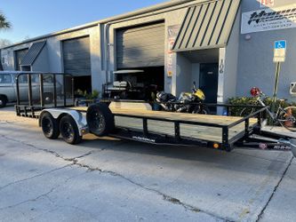 2021 PJ TRAILER 83” TANDEM AXLE CHANNEL UTILITY
