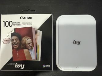 Canon IVY 2 Mini Photo Printer + 100 Sheets ZINK Paper