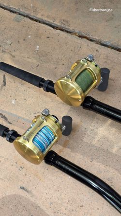Shimano Tiagra Reel/NewBraidNew Bent Butt Rods