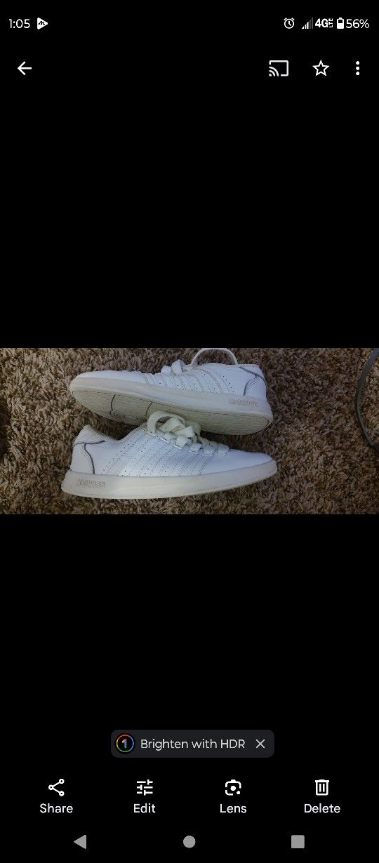 Toddler size 11.5 white K-Swiss