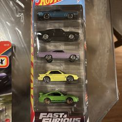 Hot Wheels 5 Pack Fast And Furious